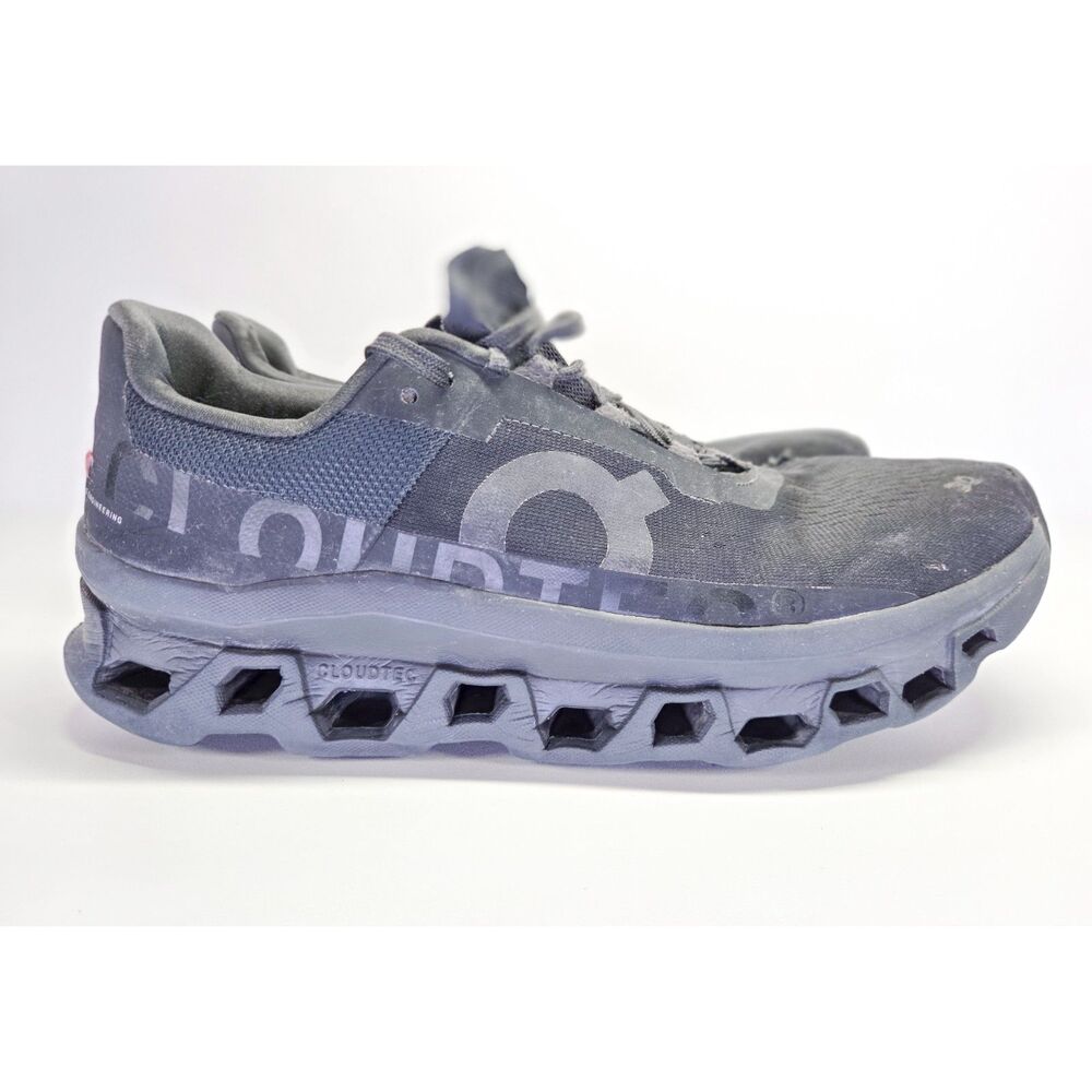 On Cloudmonster Men’s Running Shoes Black Size 9.5M EU 43 Used